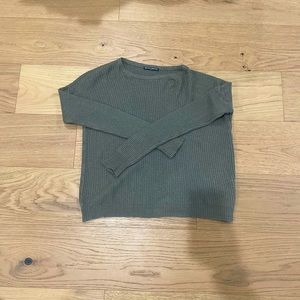 Brandy Melville long sleeve green sweater